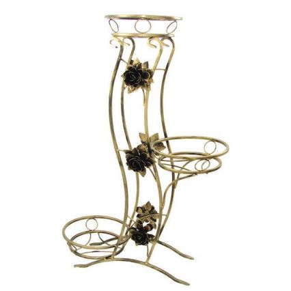 Portafiori 100x70 cm oro