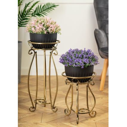 Portafiori 37x29 cm oro