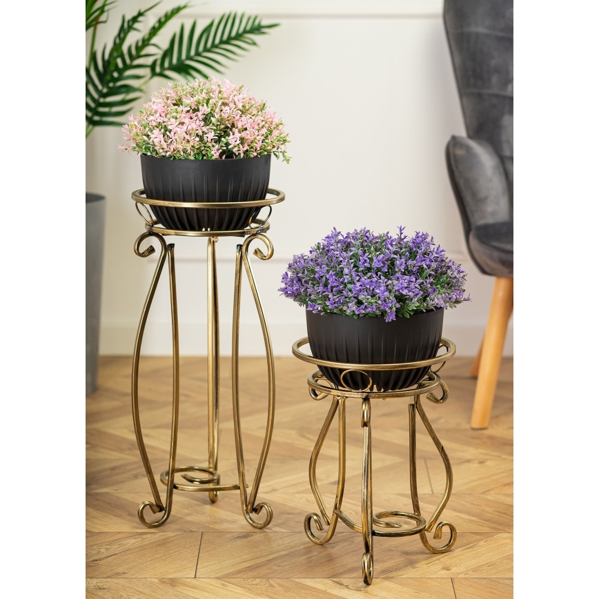 Portafiori 37x29 cm oro