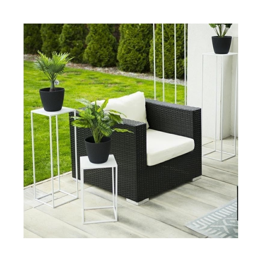 Portafiori 40x24 cm bianco