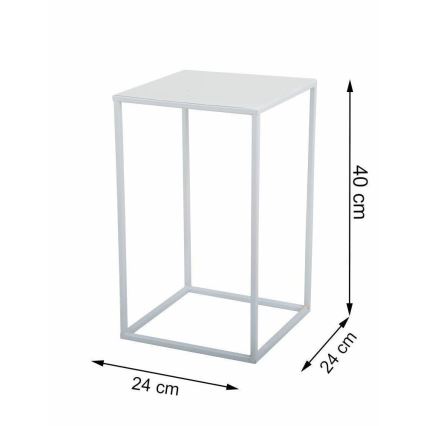 Portafiori 40x24 cm bianco