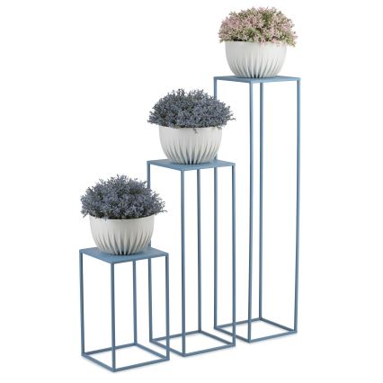 Portafiori 40x24 cm blu