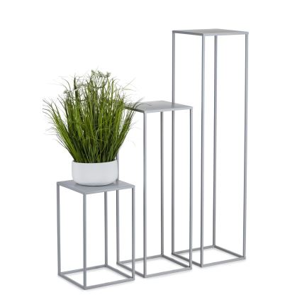 Portafiori 40x24 cm grigio