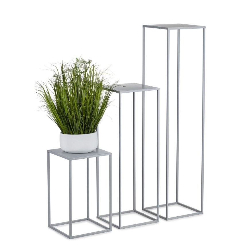 Portafiori 40x24 cm grigio