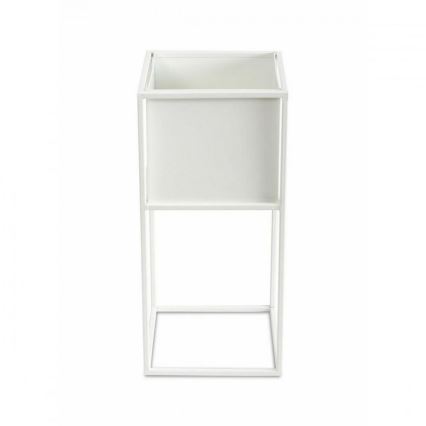 Portafiori 50x24 cm bianco