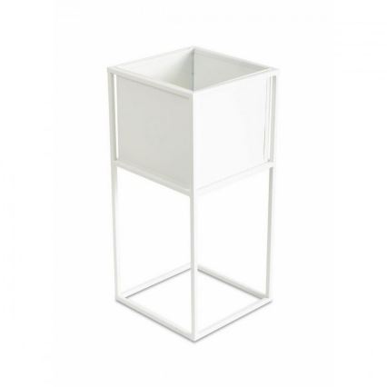 Portafiori 50x24 cm bianco