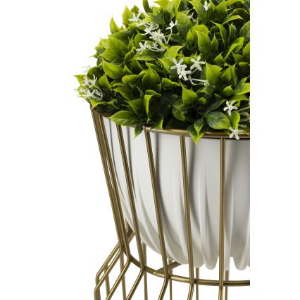 Portafiori 50x26 cm oro