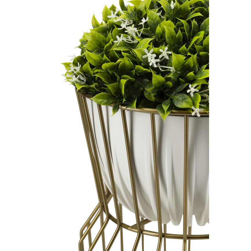 Portafiori 50x26 cm oro