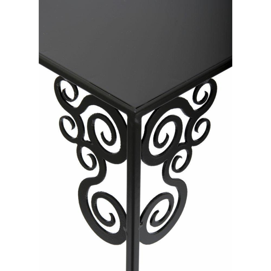 Portafiori 60x24 cm nero