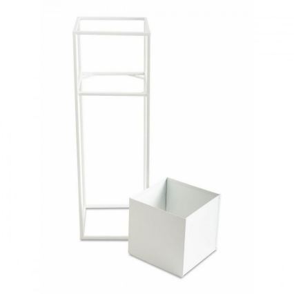 Portafiori 70x24 cm bianco