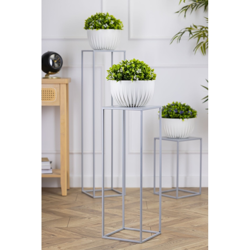Portafiori 70x24 cm grigio