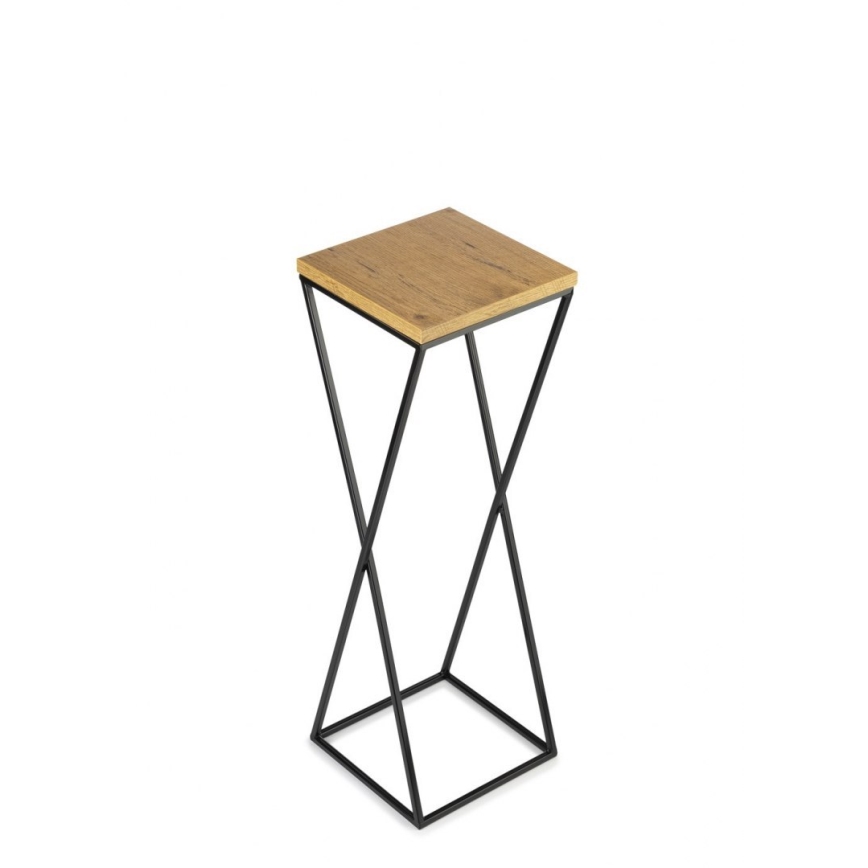 Portafiori 70x24 cm nero/marrone
