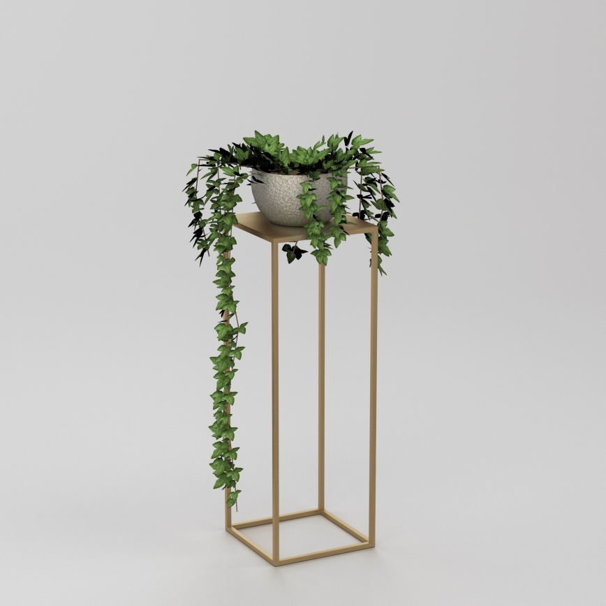 Portafiori 70x24 cm oro