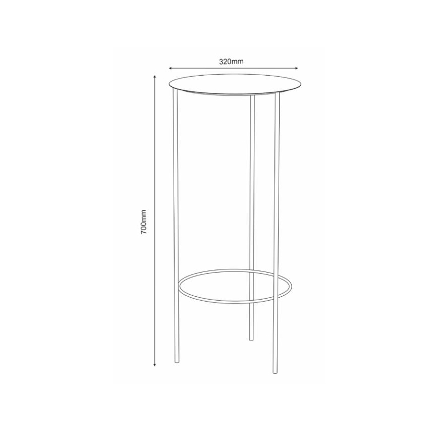 Portafiori 70x32 cm bianco