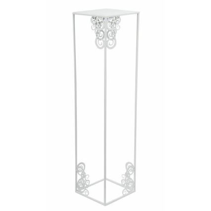 Portafiori 80x24 cm bianco