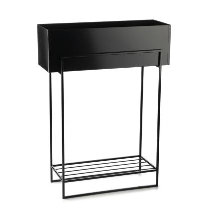 Portafiori 82x60 cm nero