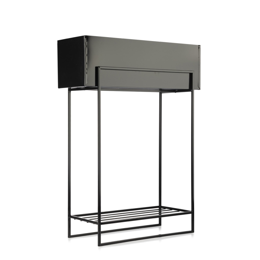 Portafiori 82x60 cm nero