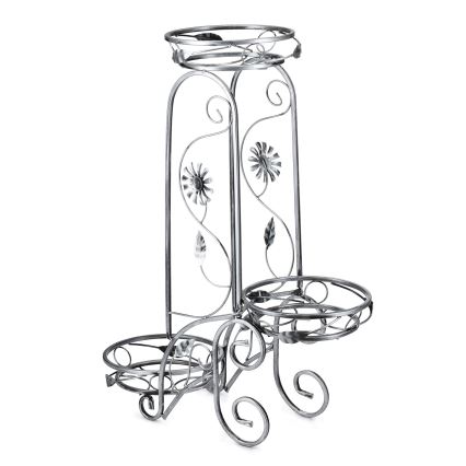 Portafiori 88x65 cm argento