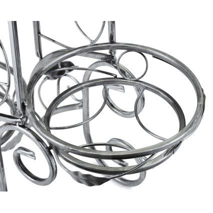 Portafiori 88x65 cm argento