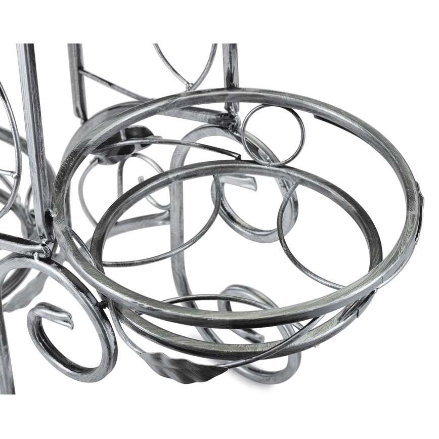 Portafiori 88x65 cm argento