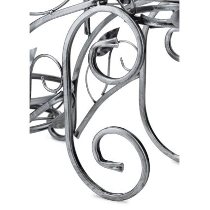 Portafiori 88x65 cm argento