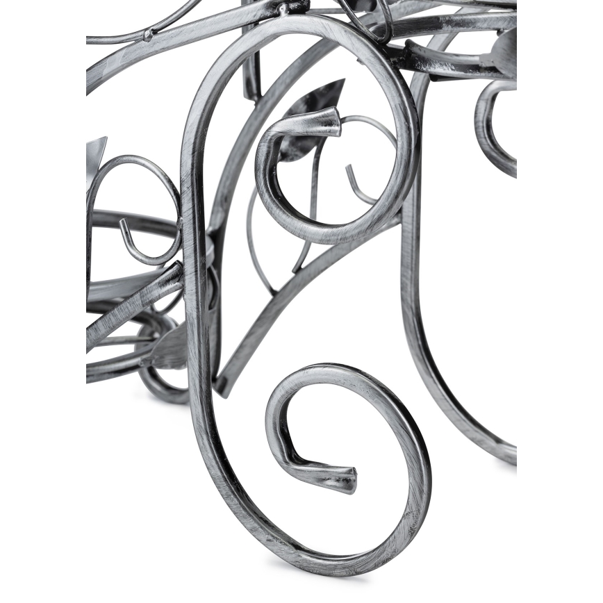 Portafiori 88x65 cm argento