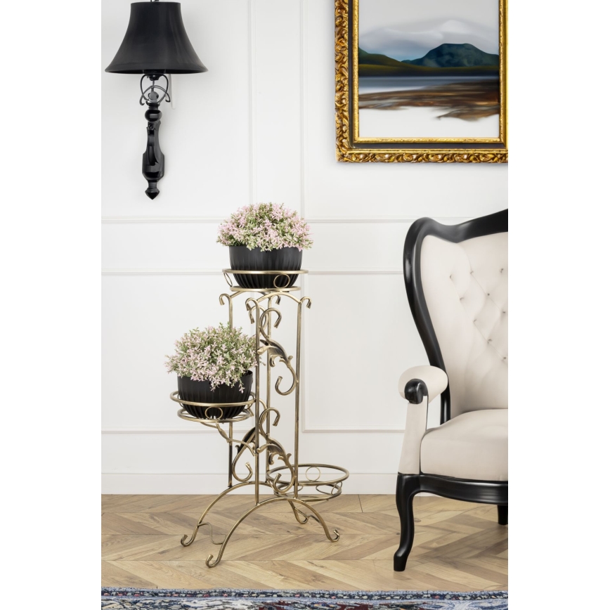 Portafiori 90x65 cm oro