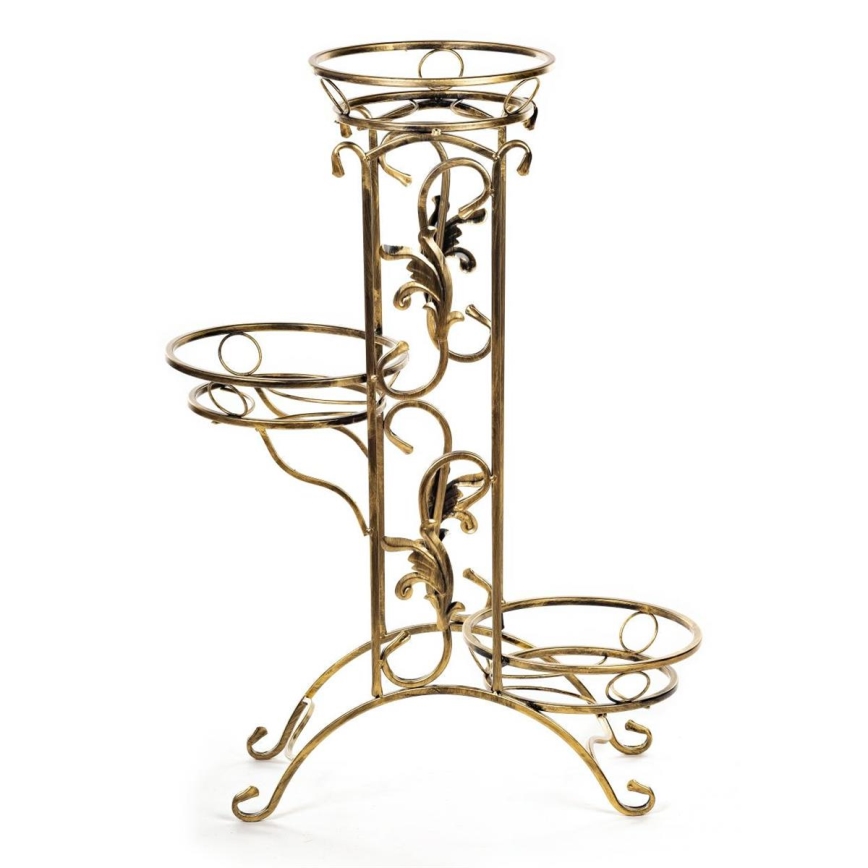 Portafiori 90x65 cm oro