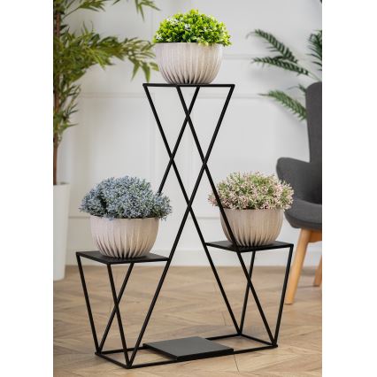 Portafiori 95x78 cm nero