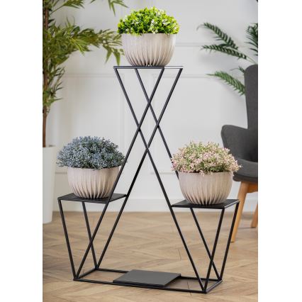 Portafiori 95x78 cm nero