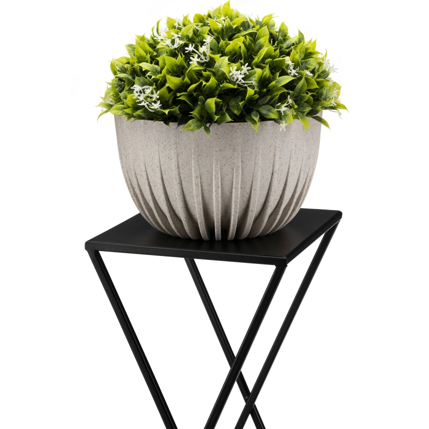 Portafiori 95x78 cm nero
