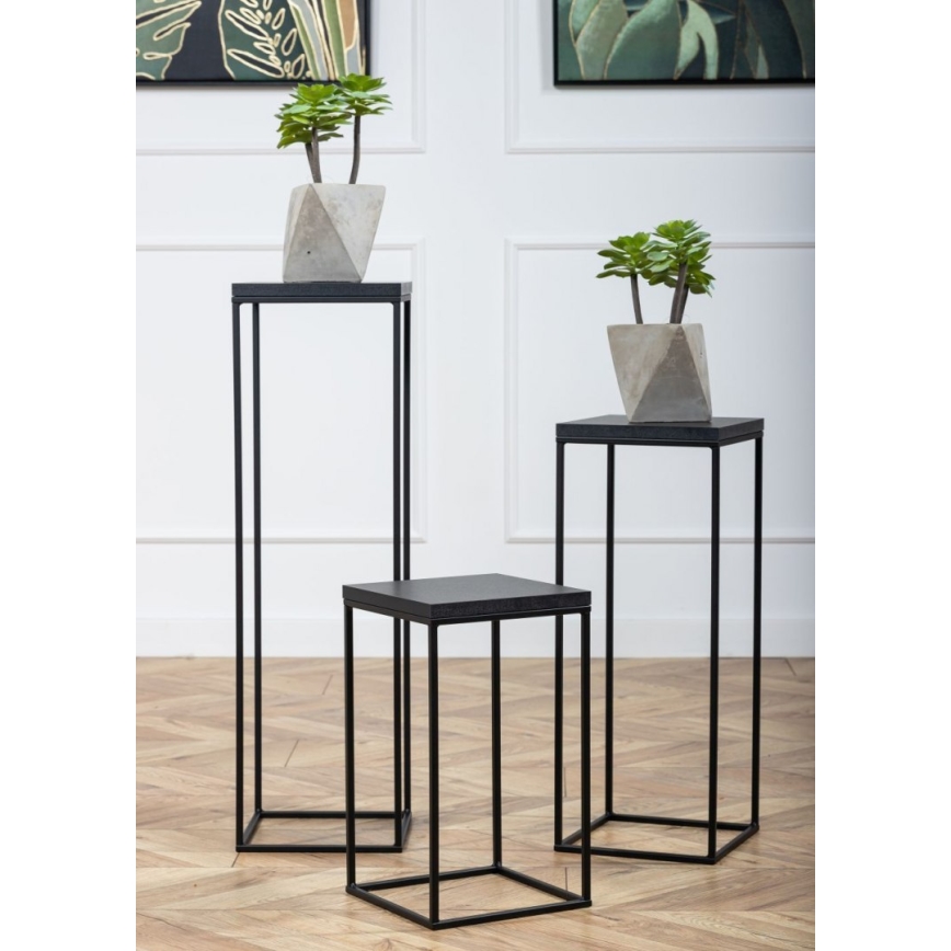 Portafiori BASICLOFT 80x24 nero