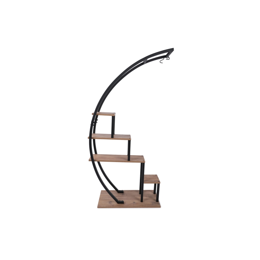 Portafiori GARDEN 180x85 cm marrone/nero