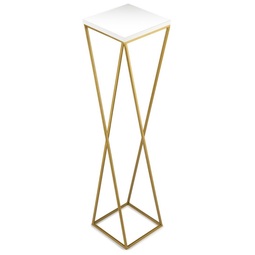 Portafiori LOFT 100x24 cm oro/bianco