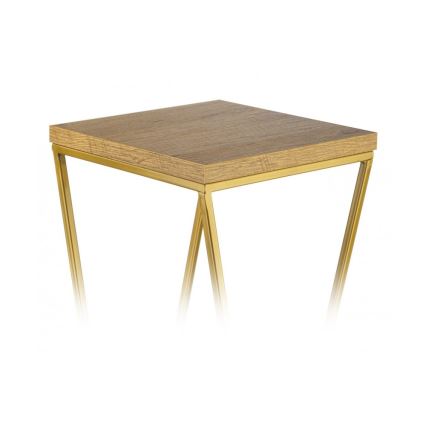 Portafiori LOFT 100x24 cm oro/marrone