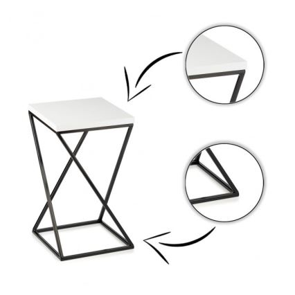 Portafiori LOFT 40x24 cm nero/bianco