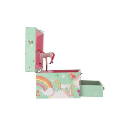 Portagioie musicale a forma di unicorno