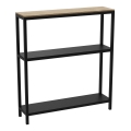 Portaoggetti da bagno 67x60 cm nero