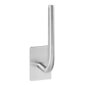Portarotolo per carta 4,5 x 18 cm, acciaio inox/argento