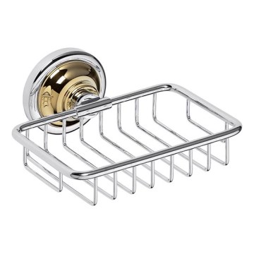 Portasapone 14x6,5 cm argento/oro