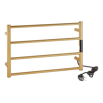 Portasciugamani 56x37 cm acciaio inossidabile/dorato