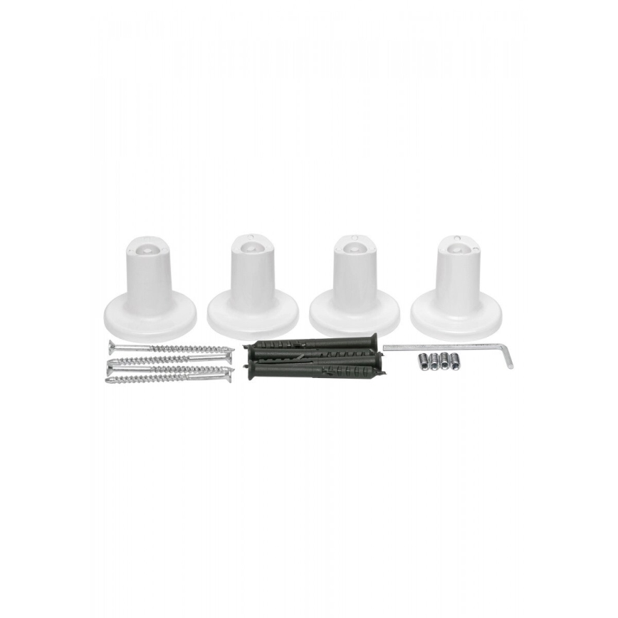 Portasciugamani elettrico SILOUETTE 187W/230V 101,1 cm IP44 bianco destra arrotondato