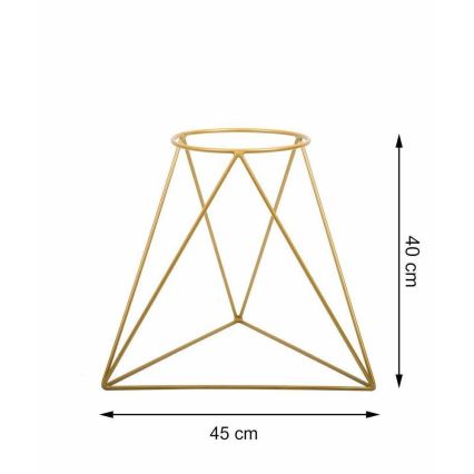 Portavasi TRIANGL 40x45 cm oro