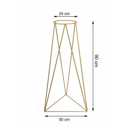 Portavasi TRIANGL 90x50 cm oro