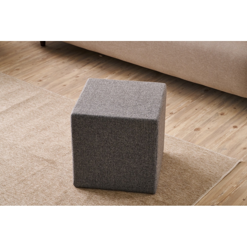 Pouf CUBI 40x40 cm antracite
