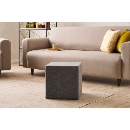 Pouf CUBI 40x40 cm antracite