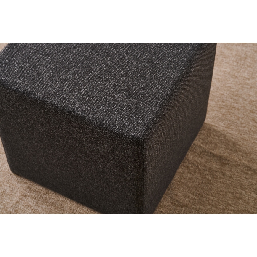 Pouf CUBI 40x40 cm marrone scuro