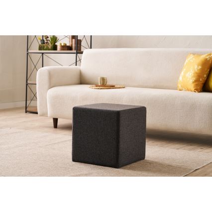 Pouf CUBI 40x40 cm marrone scuro