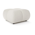 Pouf imbottito ALMADA 72x72 cm beige