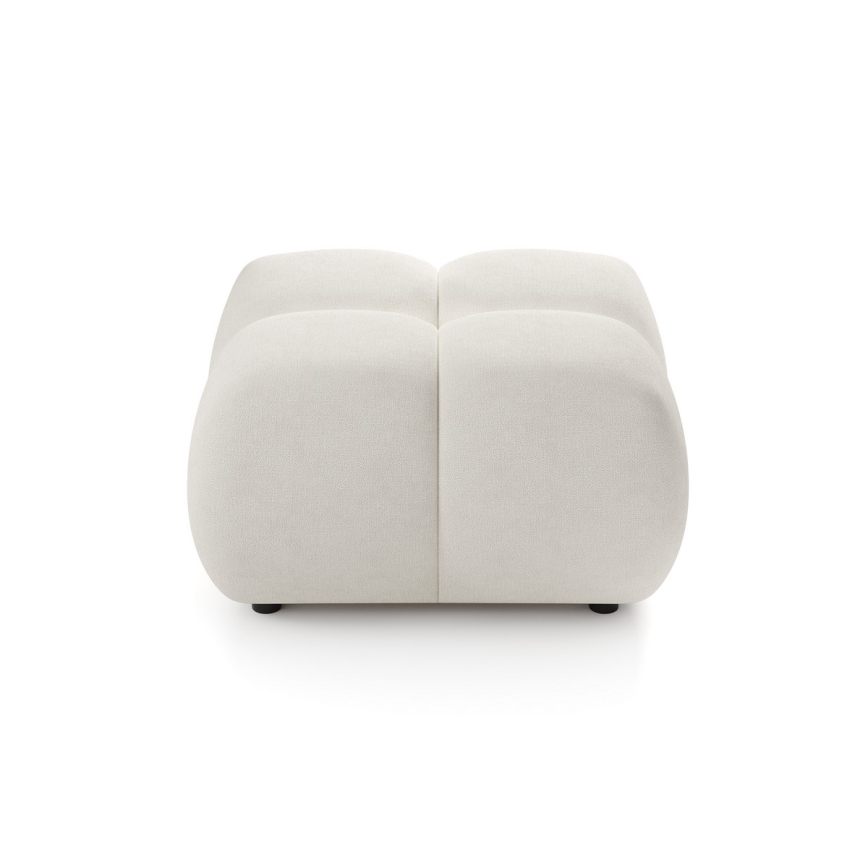 Pouf imbottito ALMADA 72x72 cm beige